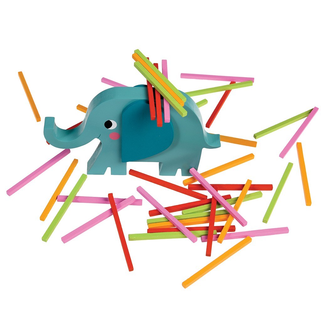 Elvis The Elephant Stacking Sticks Game - Oh Happy Fry - we ship worldwide