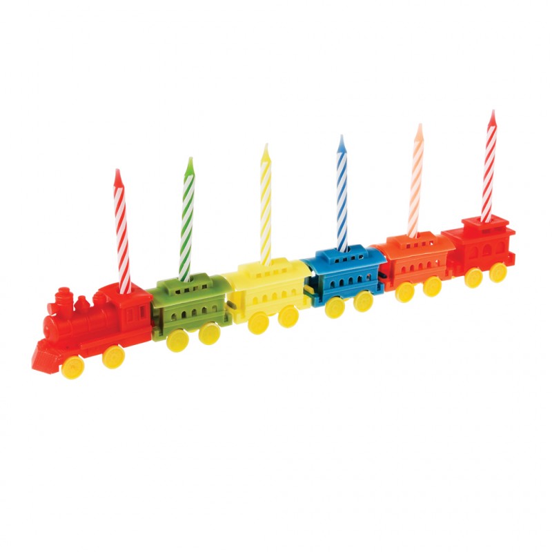 Party Train Candleholder With 6 Candles - Oh Happy Fry - we ship worldwide