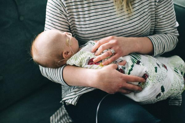 Cotton Muslin Swaddle - Rolling Hills - Oh Happy Fry - we ship worldwide