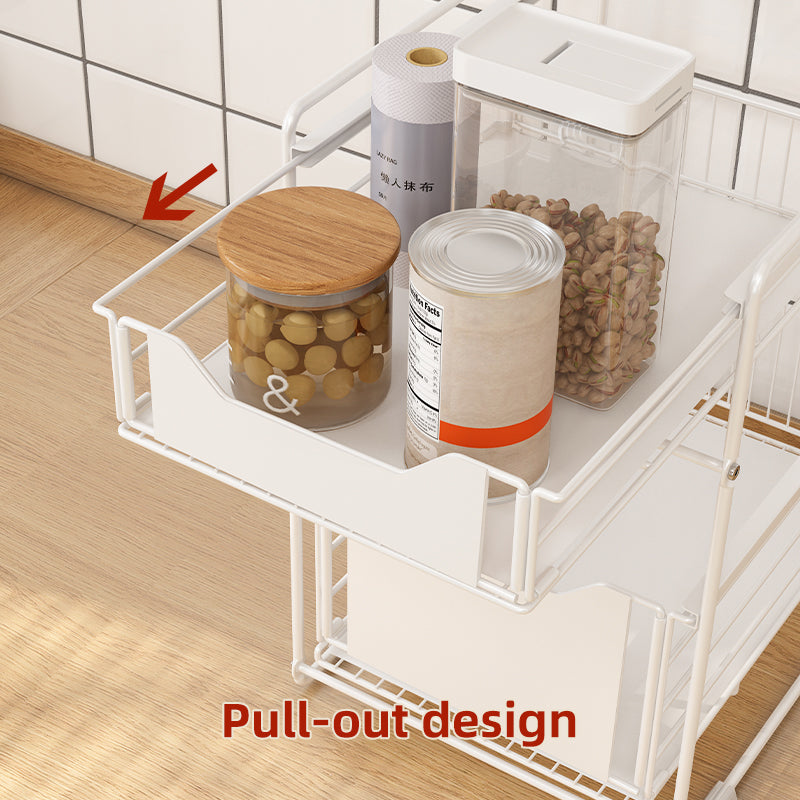 Pull Out Drawer Storage Rack