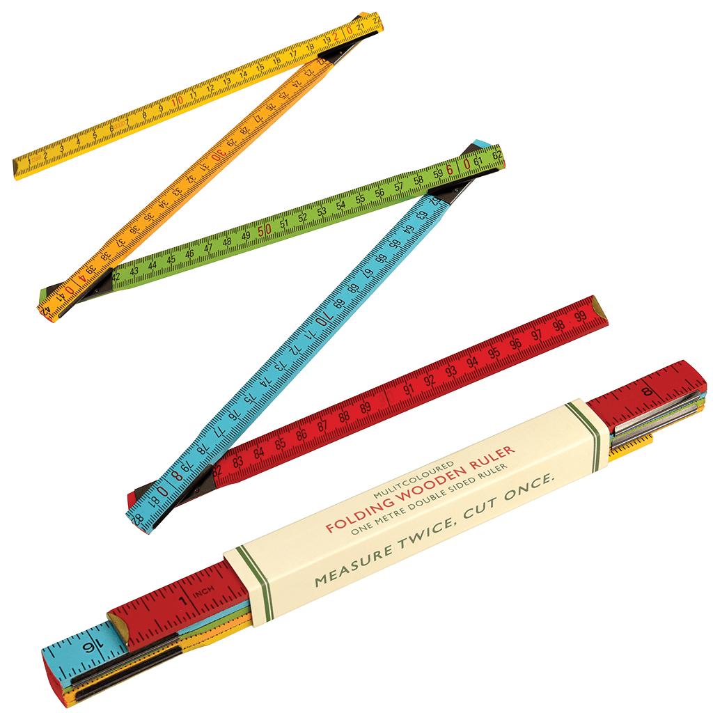 Wooden Folding Ruler (1 Metre) – Oh Happy Fry